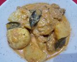 Foto langkah ke 6 dari resep Gulai Ayam Daun Kari.