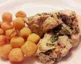 Foto del paso 8 de la receta: Pechuga de pavo rellena con vegetales