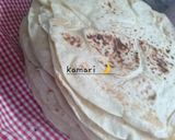 صورة لخطوة 1 من وصفة خبز التورتيلا التاكو الرغيف السوري