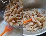 A picture of step 3 of Penne Pasta in White Sauce.