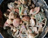 A picture of step 1 of Rosted broccoli tikka.