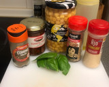 Foto del paso 1 de la receta: 🇮🇹Hummus con sabor a Italia 🇮🇹 🌿🍅🍅🌿🍅🌿🍅🌿🍅🍅🍅🌿
