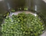 A picture of step 3 of Methi Malai matar.