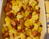 Une image de l'étape 5 de Gratin choux-fleurs pommes de terres et saucisses.