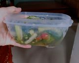 Hình bước làm 4 của món Dưa leo trộn cay