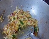 A picture of step 2 of Idli fry.