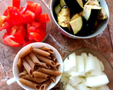 Foto del paso 1 de la receta: Fideos Integral con Salsa de Berenjenas 🍆 🍅#diabéticos #saludable #rico #económico #riquísimo