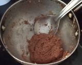 A picture of step 1 of Chocolate peda.