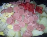 Foto del paso 2 de la receta: Ensalada de arroz con salchichas🍚