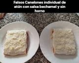 Foto del paso 15 de la receta: Falsos Canelones individual de atún con salsa bechamel y sin horno
