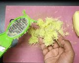 A picture of step 1 of Aam halwa.