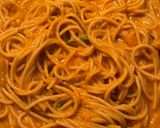 Foto del paso 5 de la receta: Espaguetis con berenjena y tomate asado