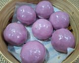 Hình bước làm 6 của món Bánh ít trần chay màu lá cẩm