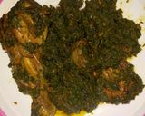 A picture of step 6 of Palak chicken.