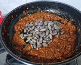A picture of step 2 of Mexican rice pulao.