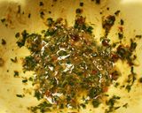 Foto del paso 9 de la receta: Ensalada de pimientos y calabacines asados, con ali oli de tomates secos