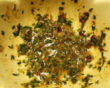 Foto del paso 9 de la receta: Ensalada de pimientos y calabacines asados, con ali oli de tomates secos