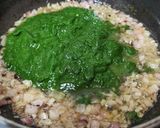 A picture of step 8 of Palak Paneer Methi Matar Saag --- Protein Rich Subji With Seasonal Greens.
