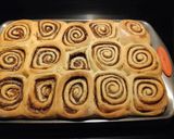 A picture of step 3 of Yeast Cinnamon Rolls.