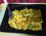 A picture of step 8 of Indian Style Pasta.