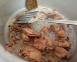 A picture of step 2 of Yakhni pulao.