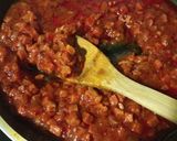 Foto del paso 3 de la receta Pasta de colores con jamón y chorizo