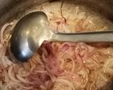 A picture of step 1 of Qeema aloo.
