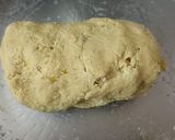 A picture of step 2 of Sweet potato Puri.