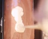 Une image de l'étape 4 de Marbré glaçage chocolat noir🍫 pistaches noisettes 🍵.