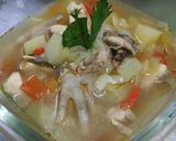 Foto langkah ke 6 dari resep Sop ayam daun jeruk.