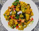 A picture of step 6 of Turai(Ridge gourd) Dry Curry.