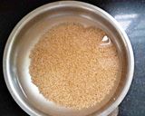 A picture of step 1 of Proso Millet Curd Rice.