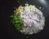 A picture of step 1 of Hot and sour Soup.