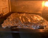 A picture of step 6 of Soya sauce honey chicken (no oil).