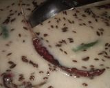 A picture of step 5 of Rajasthani khatti mithi kadhi.