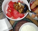 A picture of step 2 of Watermelon delight bowl.