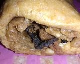 A picture of step 14 of Choco filled Biscuit Swiss Roll.