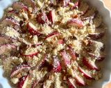 Une image de l'étape 3 de Crumble nectarines blanches.
