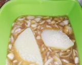 A picture of step 3 of Fried Yam with Egg.