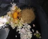 A picture of step 2 of Red spinach tikki.