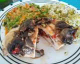 Foto del paso 7 de la receta: Pechuga de pollo rellena con champiñones y vegetales