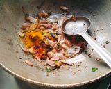 A picture of step 2 of Raw Mango curry.