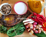 Foto langkah ke 1 dari resep Gulai Pedas Labu Kuning dan Ikan Salai.