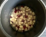 A picture of step 3 of Japanese Sweet Potato Rice.