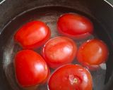 A picture of step 3 of Cheese-Stuffed Meatballs in Chipotle Sauce.