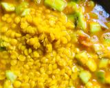 A picture of step 2 of Ridge gourd sabji.