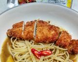 Foto langkah ke 5 dari resep Spaghetti curry katsu.