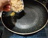 A picture of step 2 of Peanut chikki.