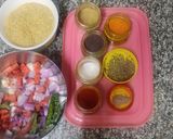 A picture of step 1 of Broken wheat khichdi.