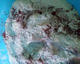 Foto langkah ke 1 dari resep Eggless Red Velvet Cake.